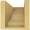 Ekena Millwork 6"W x 12"D x 6"H Wide Alpine Rough Cedar Woodgrain TimberThane Corbel, Primed Tan CORUR06X12X06ALPRCPR - alternate 6